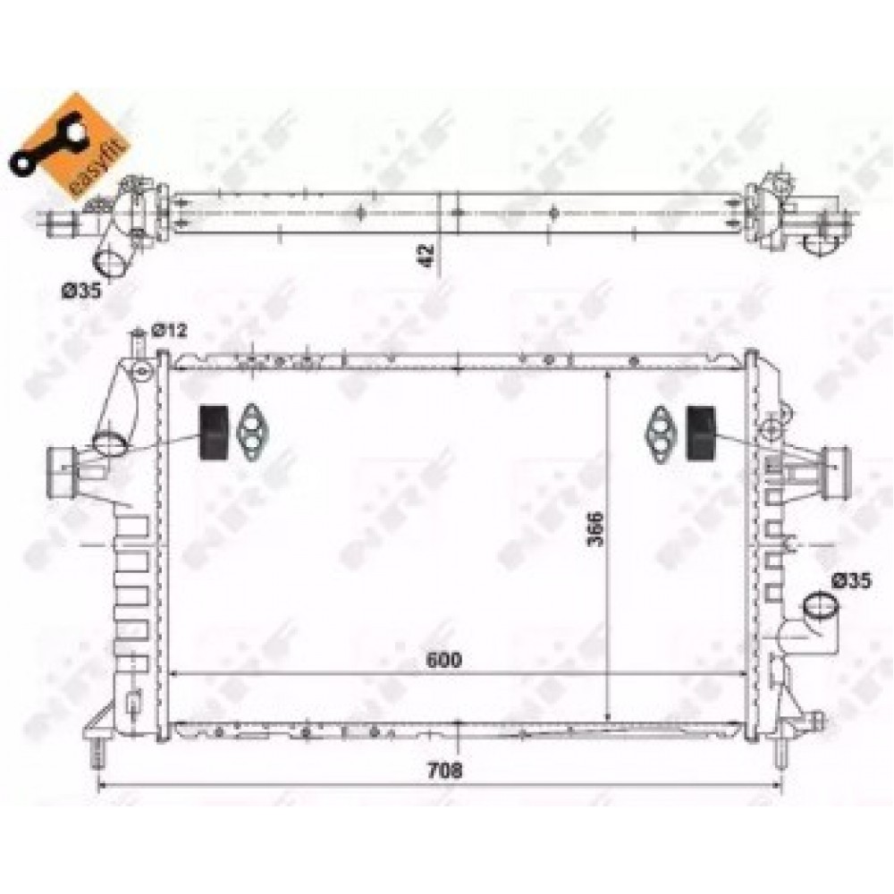 RADIATORIUS OPEL ASTRA G 1.7TD 00-
