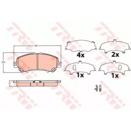 STABDŽIŲ TRINKELIŲ KOMPLEKTAS NISSAN QASHQAI 13-/X-TRAIL