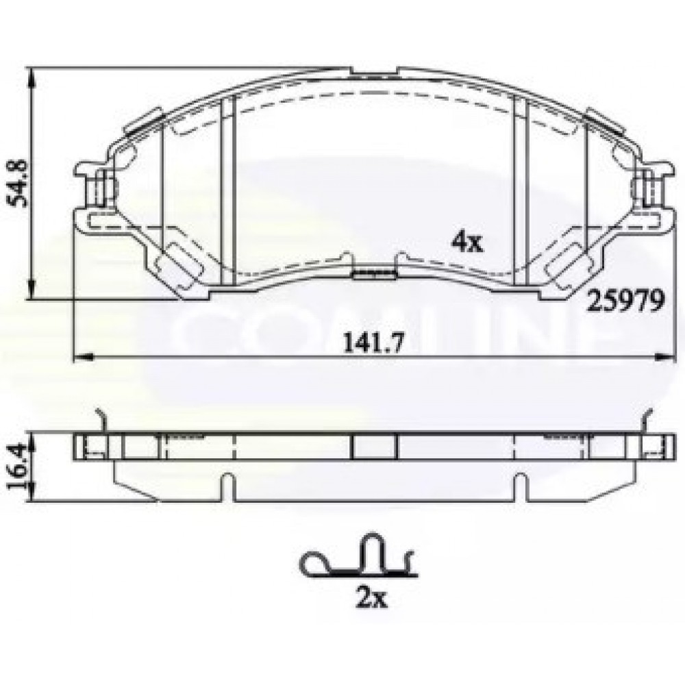 STABDŽIŲ TRINKELIŲ KOMPLEKTAS SUZUKI SX4 S-CROSS, VITARA 1.0-4.9 09.86-