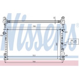 RADIATORIUS FORD TRANSIT CONNECT 1.8D