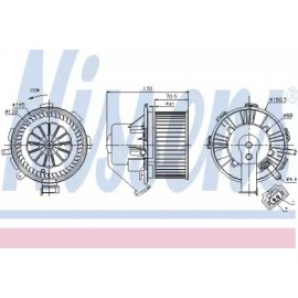 VARIKLIS VENTILIATORIAUS MB SPRINTER/VW CRAFTER 06-