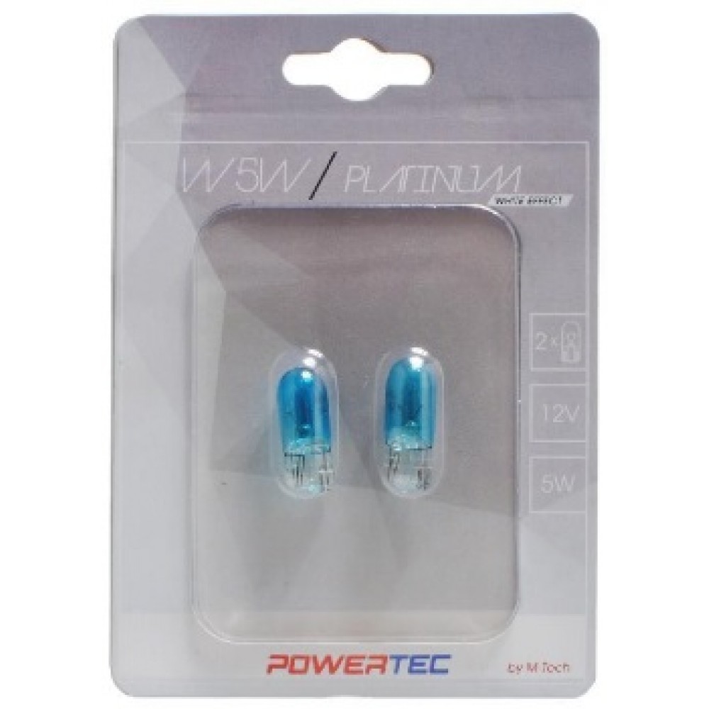 Lemputės M-TECH Platinum W5W T10 5W 12V 2vnt.