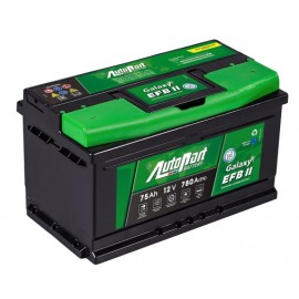 AKUMULIATORIUS AUTOPART GALAXY EFB 80/75AH 12V P+LB4 START-STOP SB