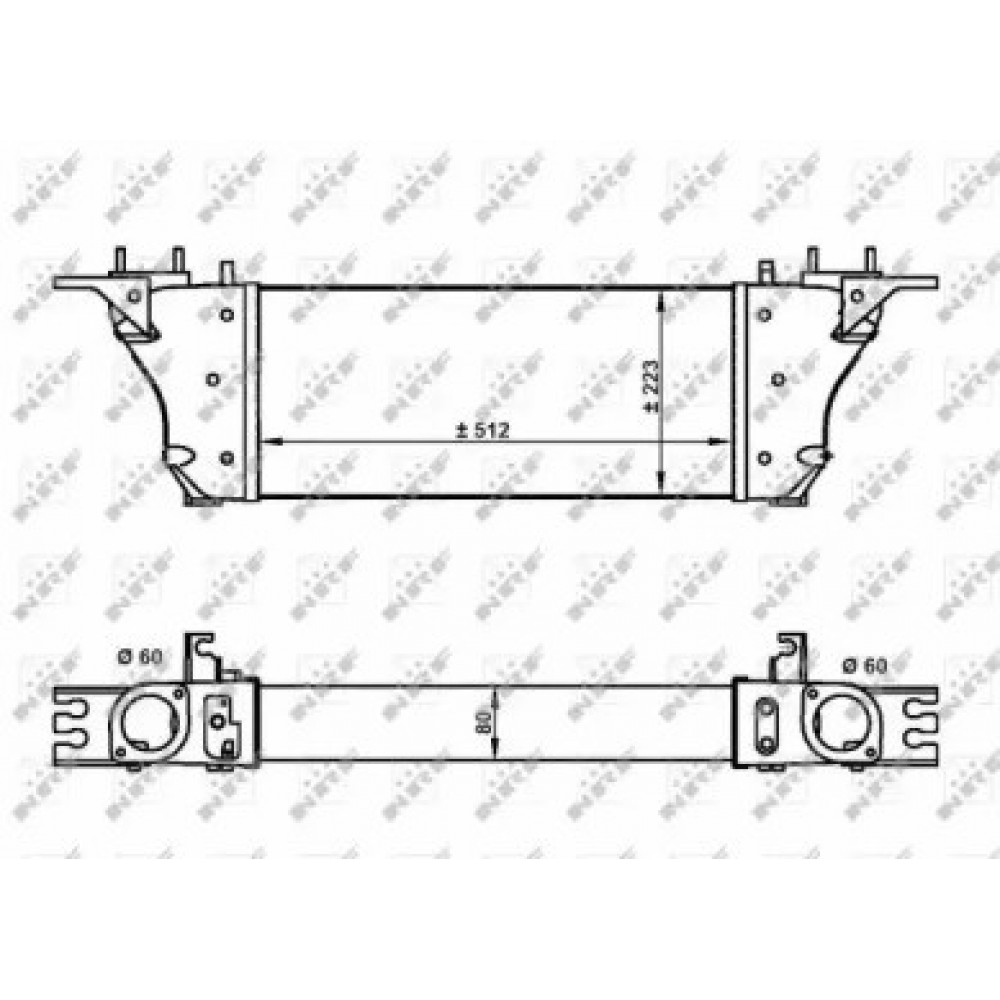 RADIATORIUS INTERKULERIO NISSAN NP300 NAVARA, PATHFINDER III 3.0D 02.10-