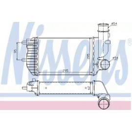 RADIATORIUS INTERKULERIO CITROEN JUMPER; FIAT DUCATO; PEUGEOT BOXER 1.9D-2.8D