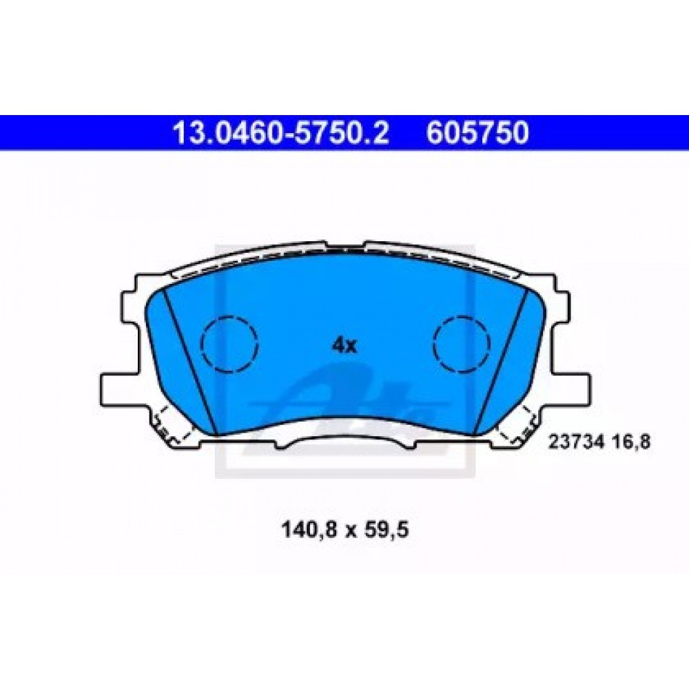 STABDŽIŲ TRINKELIŲ KOMPLEKTAS LEXUS RC, RX 3.0-5.0 05.03-