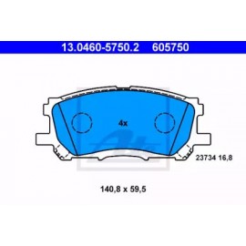 STABDŽIŲ TRINKELIŲ KOMPLEKTAS LEXUS RC, RX 3.0-5.0 05.03-