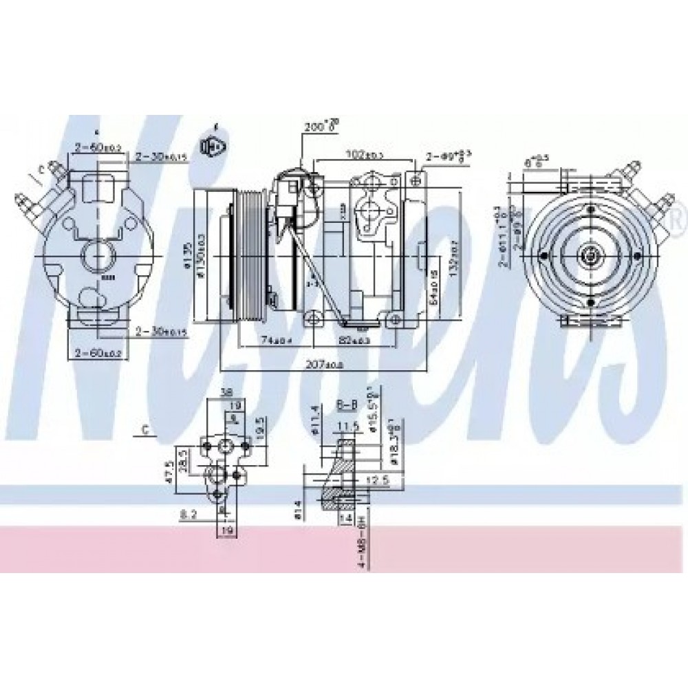 AC SIURBLYS TOYOTA CAMRY 2.4 11.01-11.06