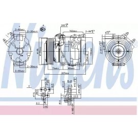 AC SIURBLYS TOYOTA CAMRY 2.4 11.01-11.06
