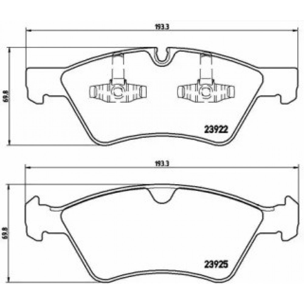STABDŽIŲ TRINKELIŲ KOMPLEKTAS MB W164/W251 05-