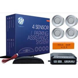 PARKAVIMO DAVIKLIŲ KPL 4VNT. M-TECH SIDABRINIS