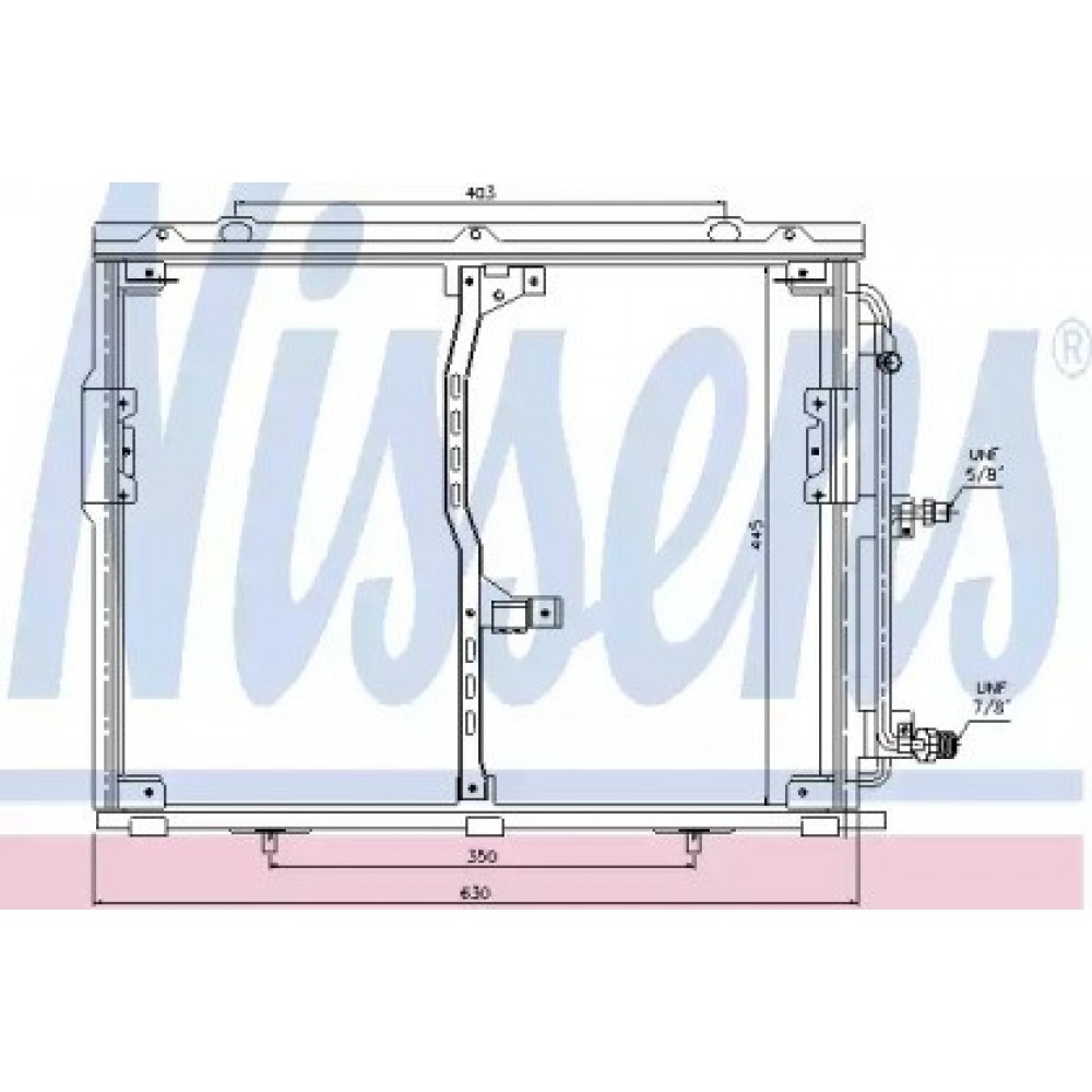 RADIATORIUS AC MERCEDES S (C140), S (W140) 2.8-6.0 02.91-12.99