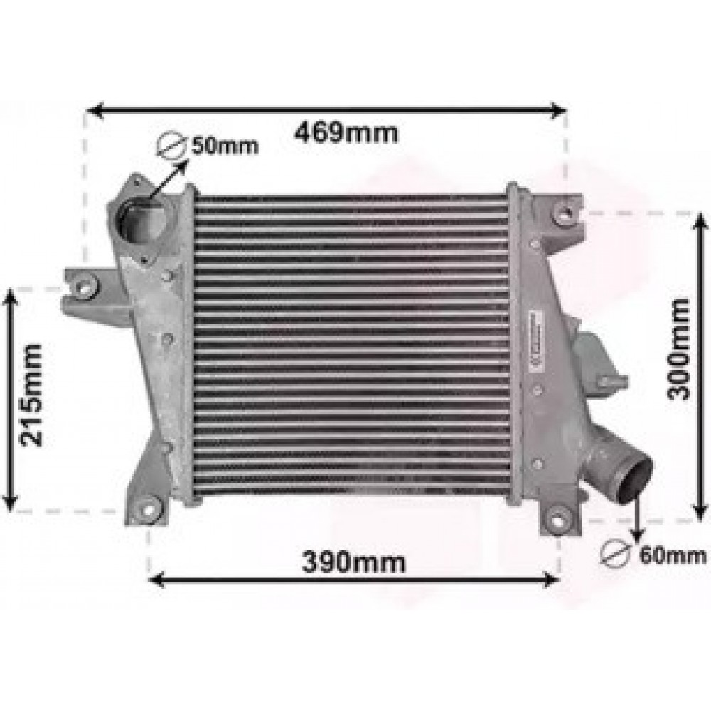 RADIATORIUS INTERKULERIO NISSAN X-TRAIL I 2.2D 06.01-01.13