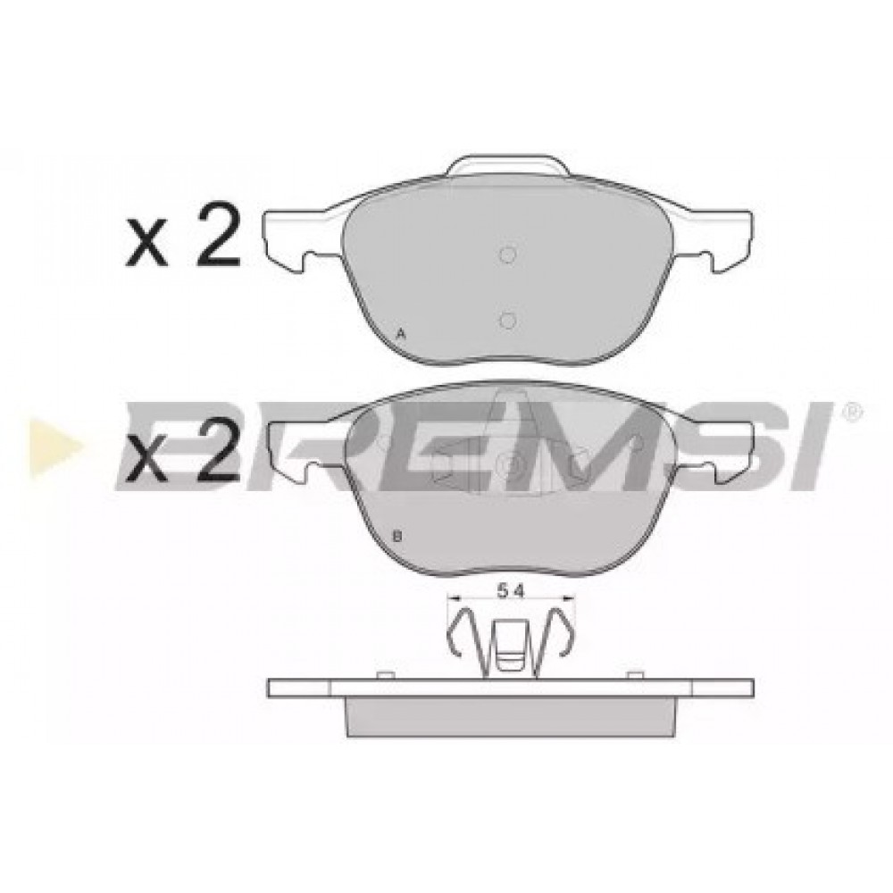 STABDŽIŲ TRINKELIŲ KOMPLEKTAS FORD FOCUS,MAZDA 3/5,VOLVO S40