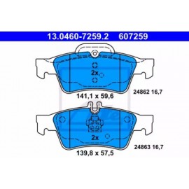 STABDŽIŲ TRINKELIŲ KOMPLEKTAS MB W211/W220/W221 02-