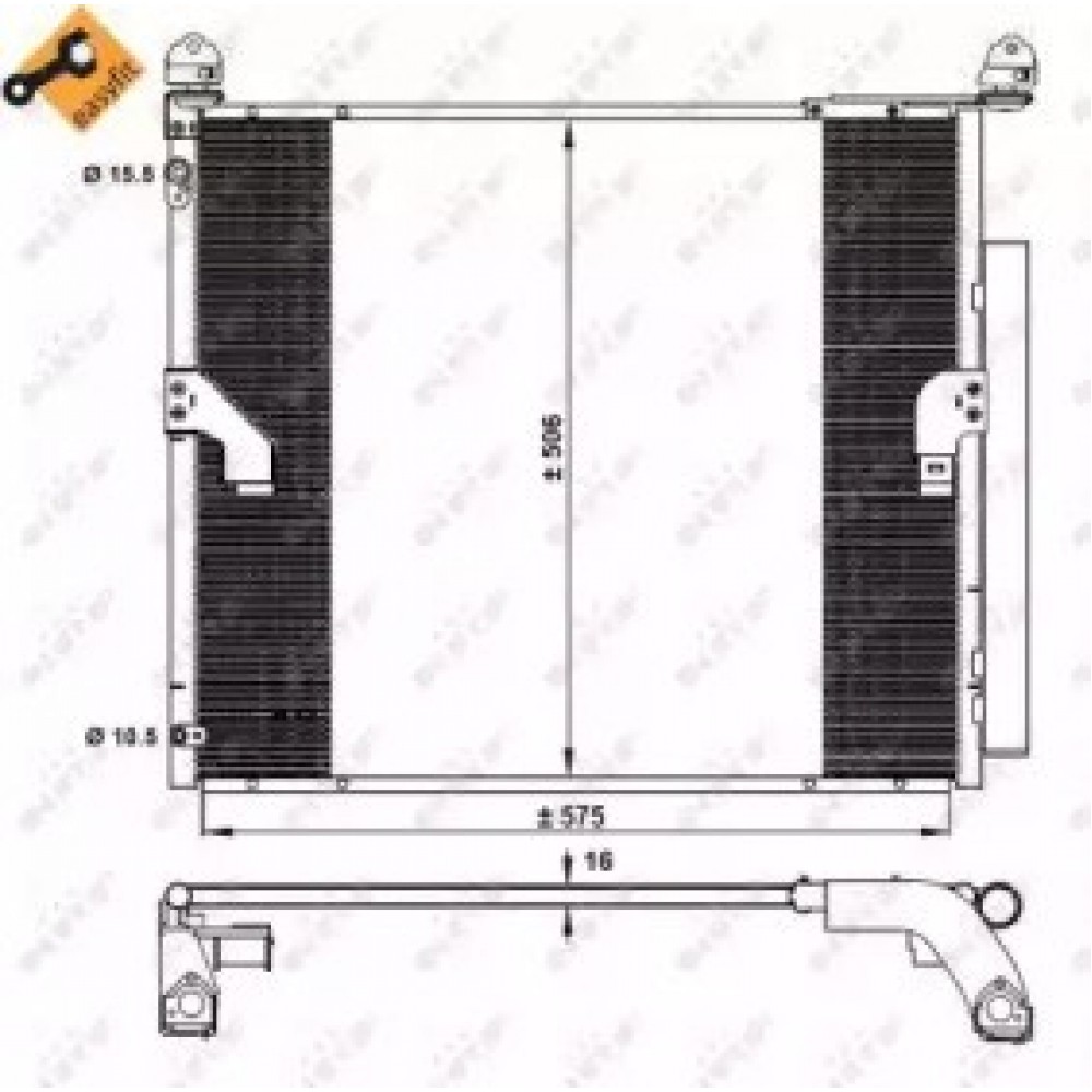 RADIATORIUS AC LEXUS ,TOYOTA 09-