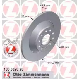 STABDŽIŲ DISKAS AUDI A6 C6 2.0-5.2 05.04-08.11