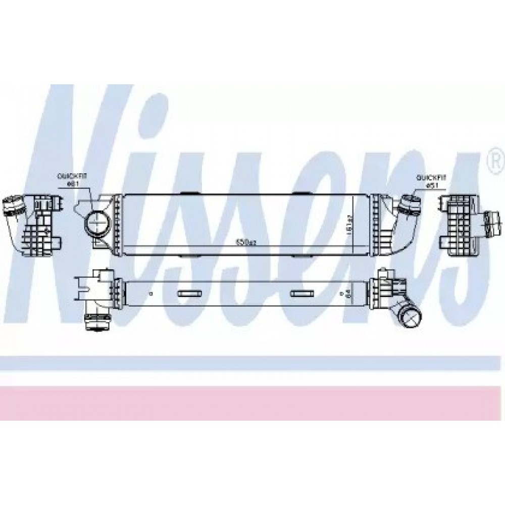 RADIATORIUS INTERKULERIO FIAT TALENTO; NISSAN NV300; OPEL VIVARO B; RENAULT TRAFIC III 1.6D 05.14-