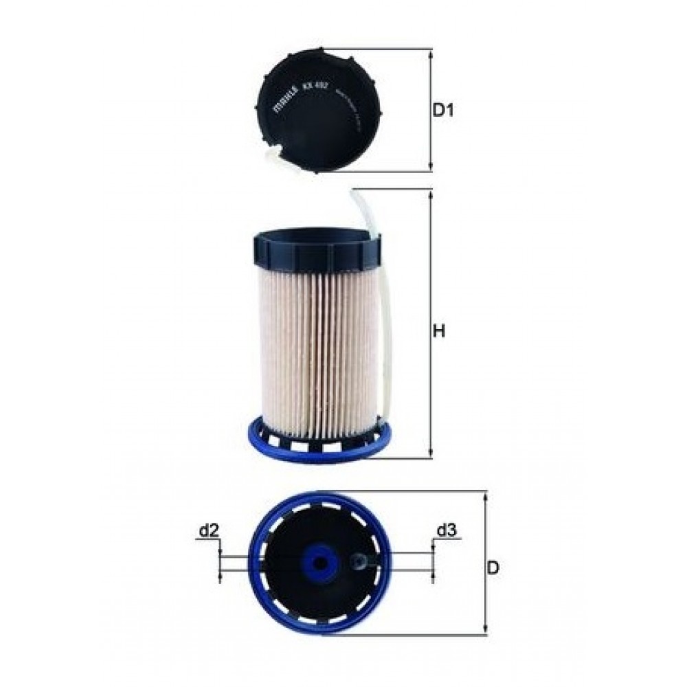 KURO FILTRAS AUDI/VW/ŠKODA/SEAT 12-
