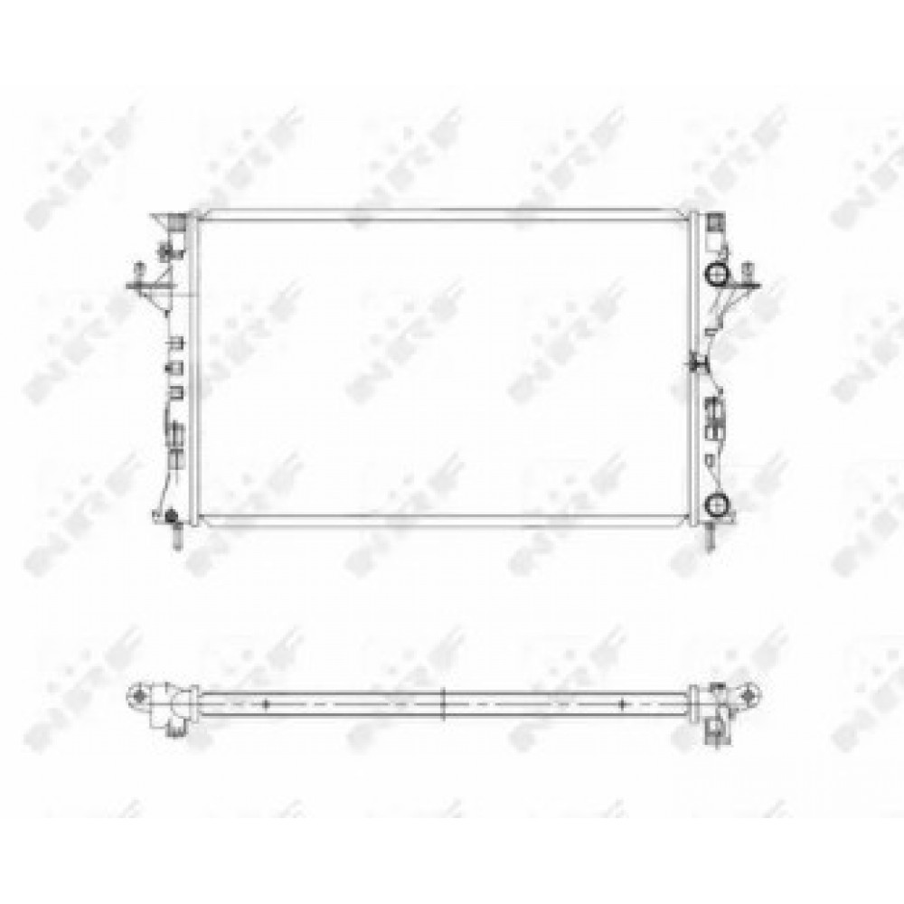 RADIATORIUS RENAULT ESPACE,LAGUNA 1,9/2,2DCi -05
