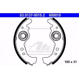 Stabdžių trinkelių komplektas 361308B Fiat Cinquecento, Uno, 126