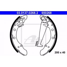 Stabdžių trinkelių komplektas VW Vento 92-98, Golf III 91-97 Skoda Felicia 94-01, Fabia 99- Seat Toledo 91-99, Ibiza 93- ,Cordoba 93-