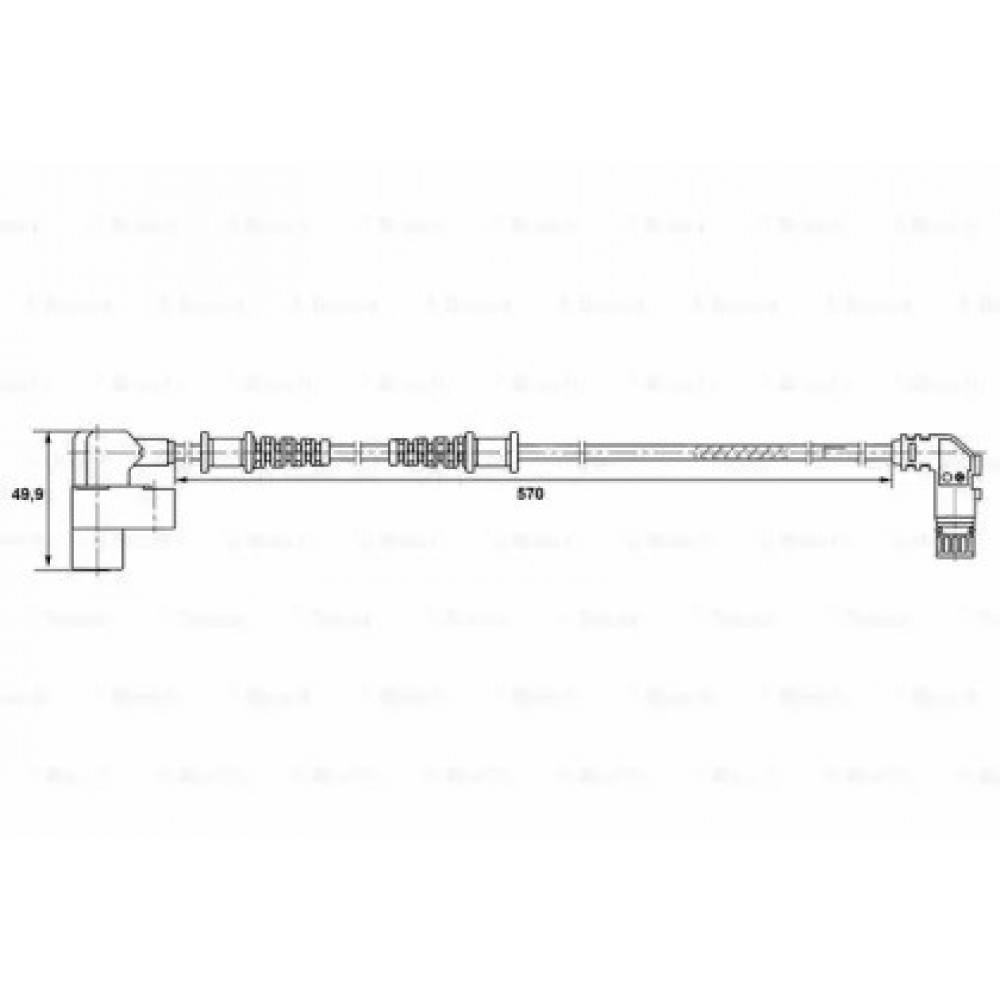 ABS DAVIKLIS DB PRIEKINĖ AŠIS W168 97-