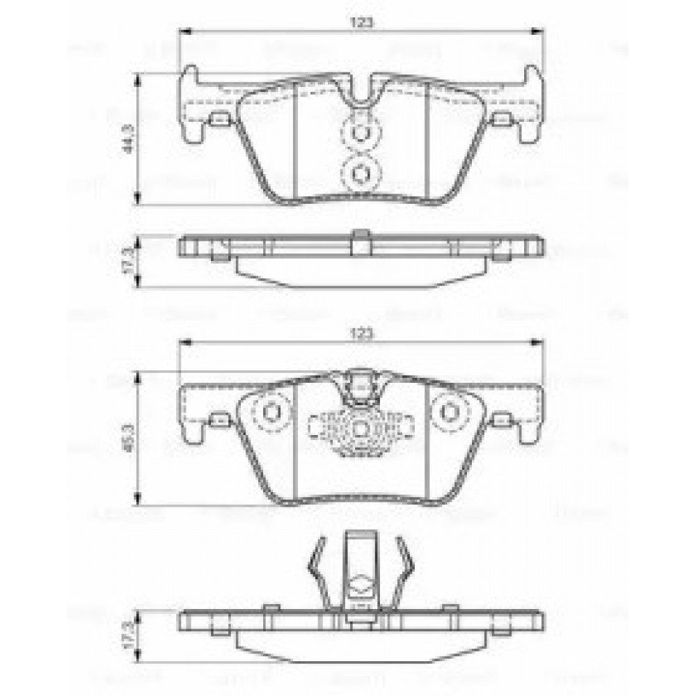 STABDŽIŲ TRINKELIŲ KOMPLEKTAS BMW GALINĖ AŠIS F30 316-328/F20 114-125/F32 420-428