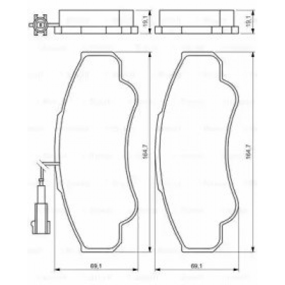 STABDŽIŲ TRINKELIŲ KOMPLEKTAS CITROEN PRIEKINĖ AŠIS JUMPER 2,0-2,8 HDI 00-06