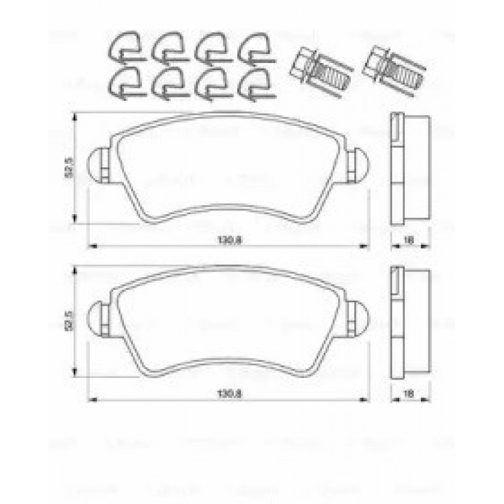 STABDŽIŲ TRINKELIŲ KOMPLEKTAS CITROEN PRIEKINĖ AŠIS XSARA 1,4-2,0 16V 97-00