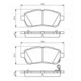 STABDŽIŲ TRINKELIŲ KOMPLEKTAS DAIHATSU PRIEKINĖ AŠIS MATERIA/SIRION 1,0-1,5 05-