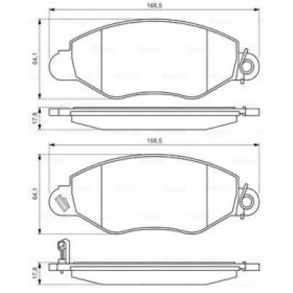 STABDŽIŲ TRINKELIŲ KOMPLEKTAS FORD PRIEKINĖ AŠIS TRANSIT00-