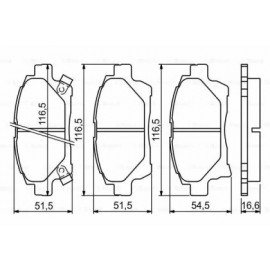STABDŽIŲ TRINKELIŲ KOMPLEKTAS TOYOTA PRIEKINĖ AŠIS IQ/YARIS 1,0-1,33/1,4 D-4D 09-14