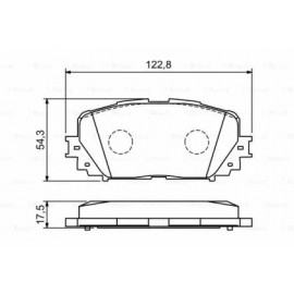 STABDŽIŲ TRINKELIŲ KOMPLEKTAS TOYOTA PRIEKINĖ AŠIS YARIS 1,0-1,8 05-14