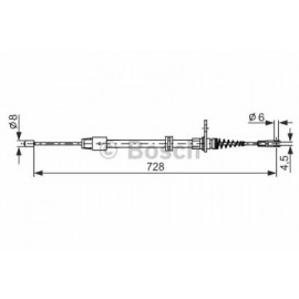 LYNAS RANKINIO STABDŽIO DB GALINĖ AŠIS W204/C204/S204/A207/C207 07-17 /