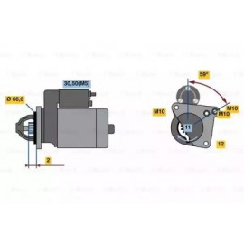 STARTERIS RENAULT MEGANE, SCENIC 1,9D 08-