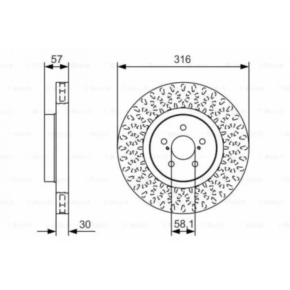 STABDŽIŲ DISKAS SUBARU PRIEKINĖ AŠIS FORESTER/GACY/OUTBACK 03-