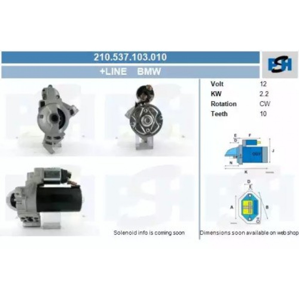 STARTERIS BMW 1 SERIE 116 D 03.09-