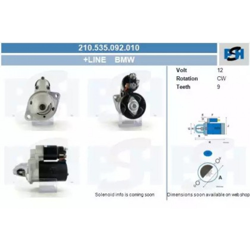 STARTERIS BMW 116I N45B / N46B 01/05-