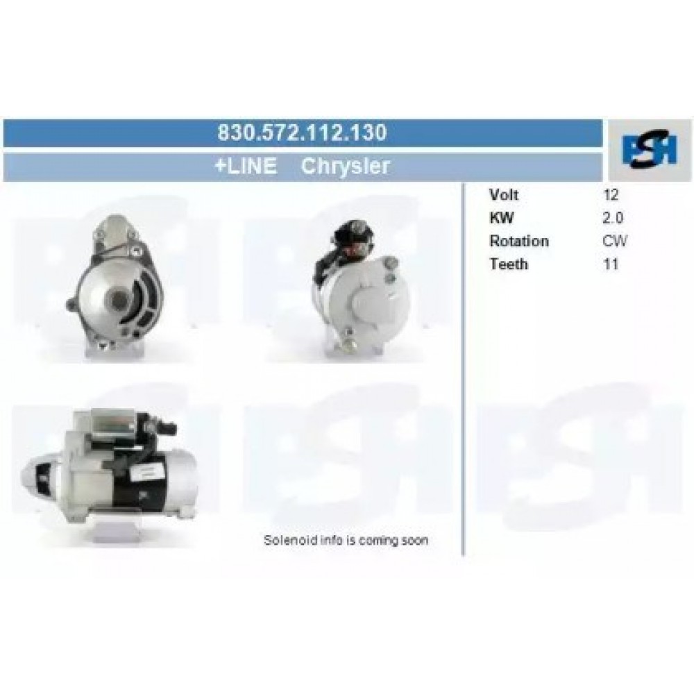 STARTERIS CHRYSLER GRAND CHEROKEE 2.7 CRD 10.01-.