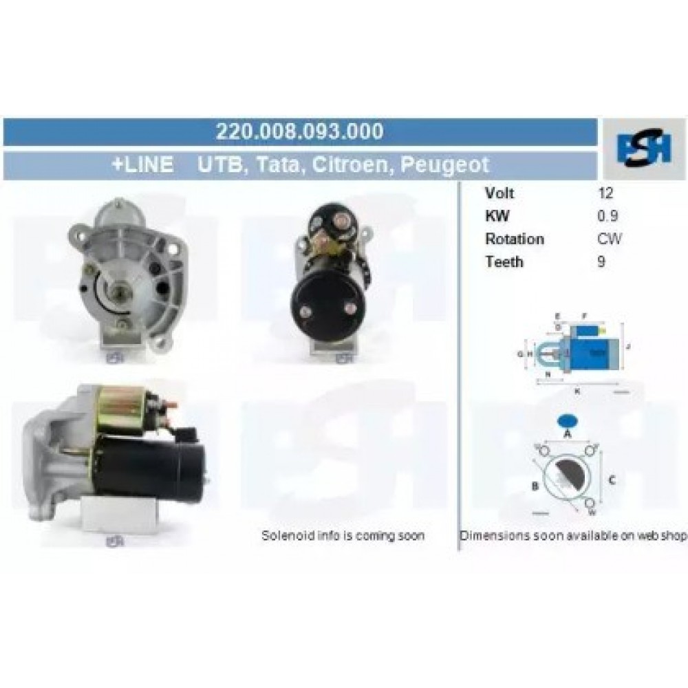 STARTERIS CITROEN AX  10/86-05/96