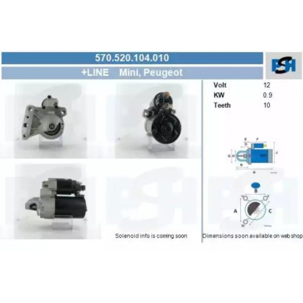 STARTERIS CITROEN BERLINGO 1,6VTI 09-
