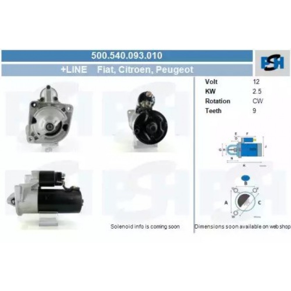 STARTERIS CITROEN JUMPER 2.8 HDI 04/02-