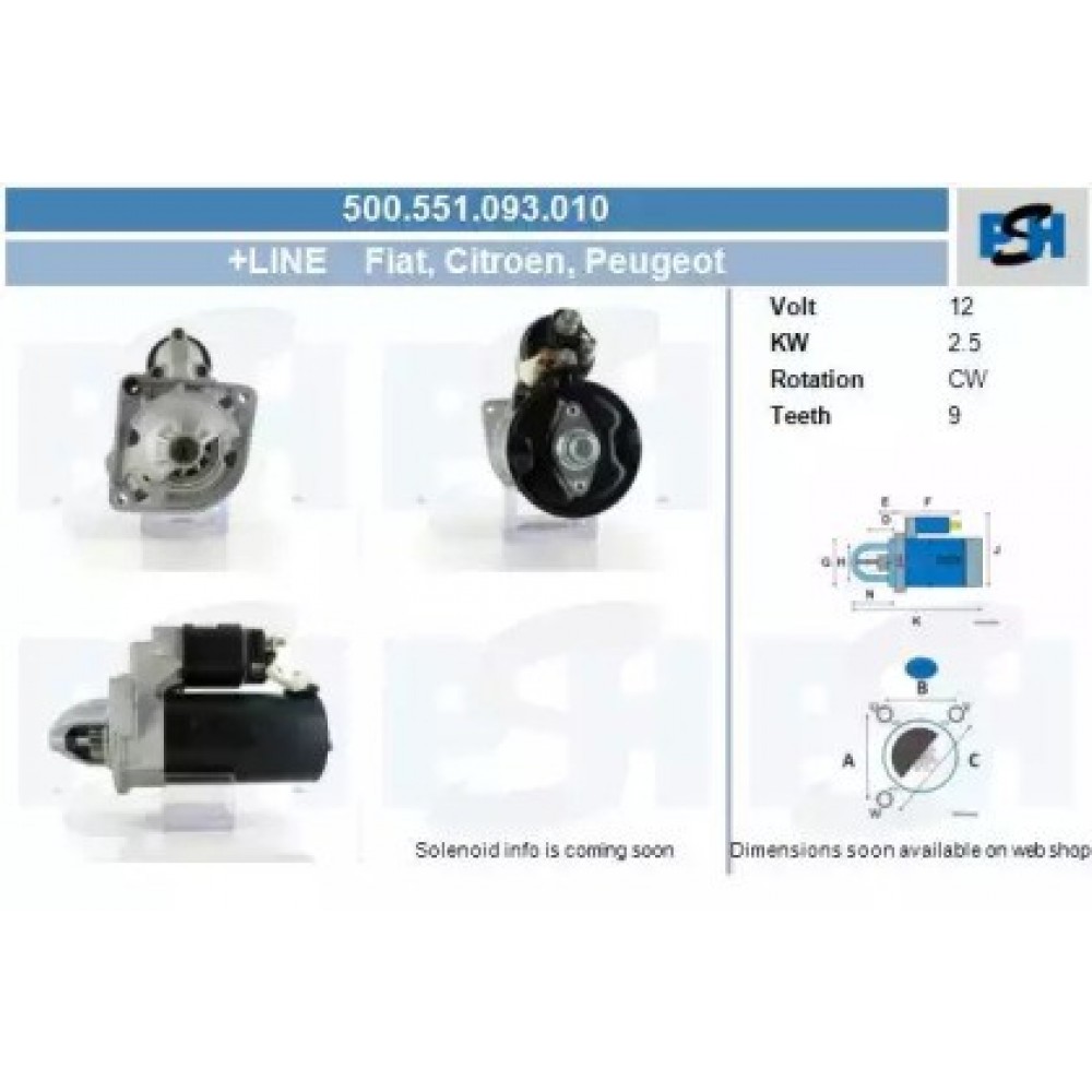 STARTERIS CITROEN JUMPER 3.0 HDI 09.06-.