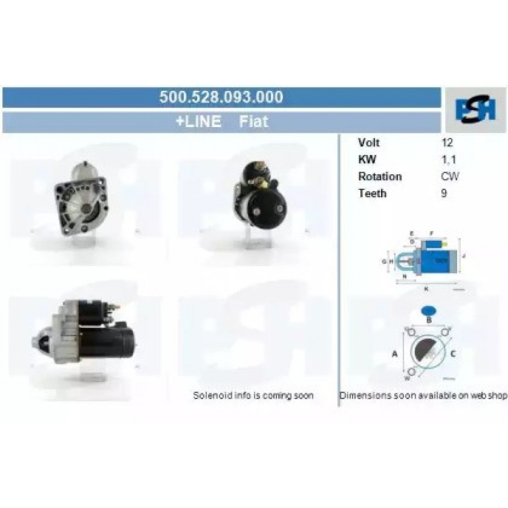 STARTERIS FIAT BRAVO 1,6 16V 03-