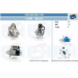 STARTERIS MAZDA 3 1.4I 10.03-