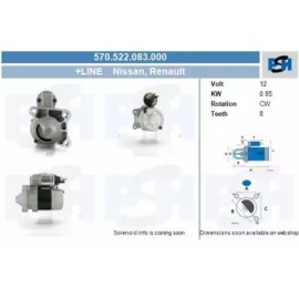 STARTERIS NISSAN NP200 16V K4M -