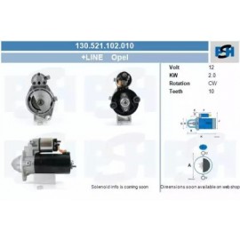 STARTERIS OPEL ASTRA 2.0 DTL 16V -