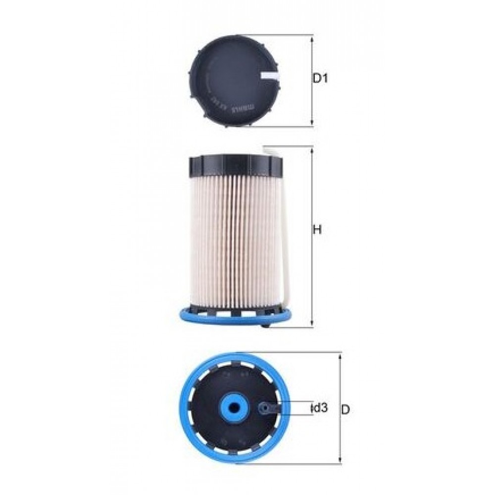 KURO FILTRAS VW PASSAT B7, SHARAN, TIGUAN 1.6D/2.0D 09.07-