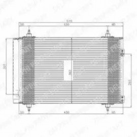 KONDENSATORIUS, ORO KONDICIONIERIUS PEUGEOT 3008/5008 09-